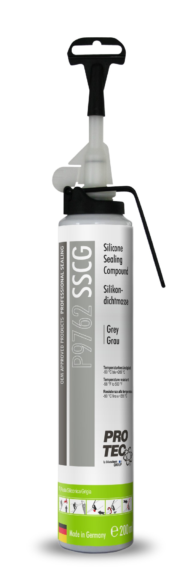 Silicone Sealing Compound Grey 200 ml